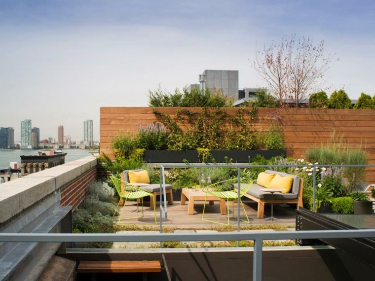 diseño de jardines en terrazas